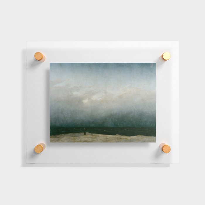 Caspar David Friedrich - The Monk by the Sea Floating Acrylic Print