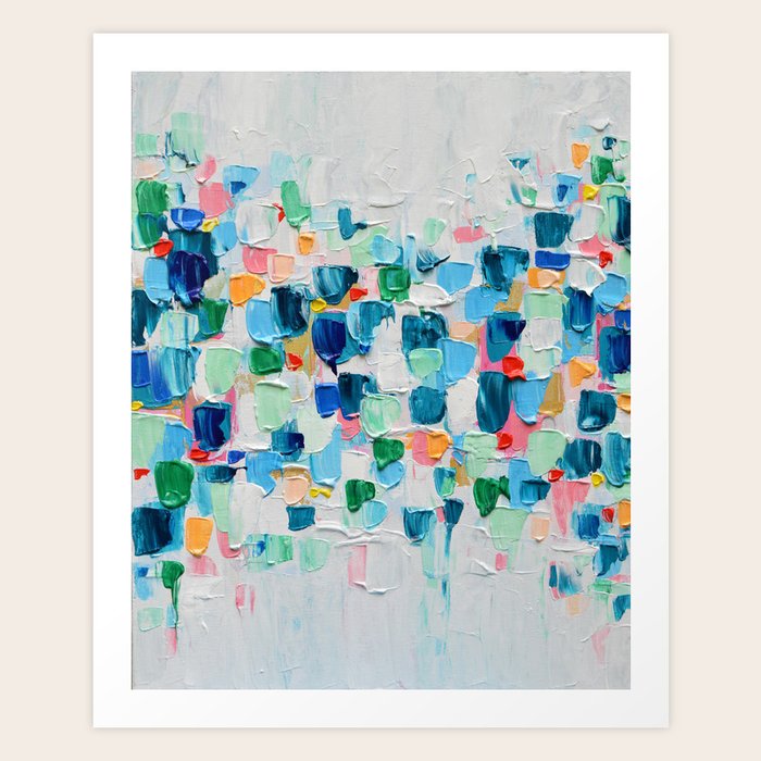 Tropical Confetti Art Print by Ann Marie Coolick Society6