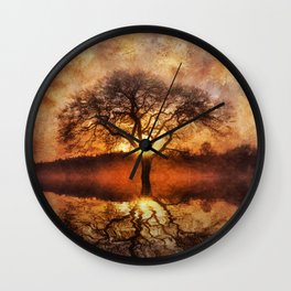 Lone Tree Wall Clock