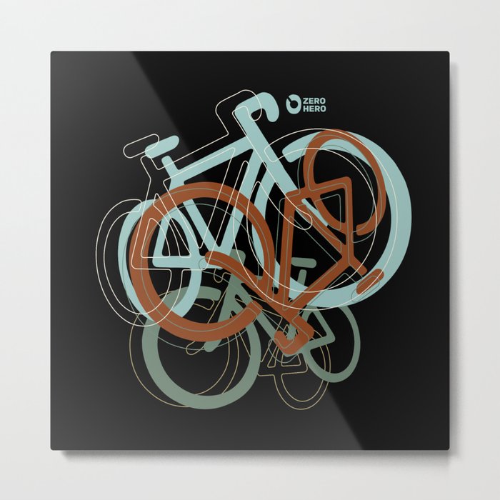 mix of bikes_01 Metal Print