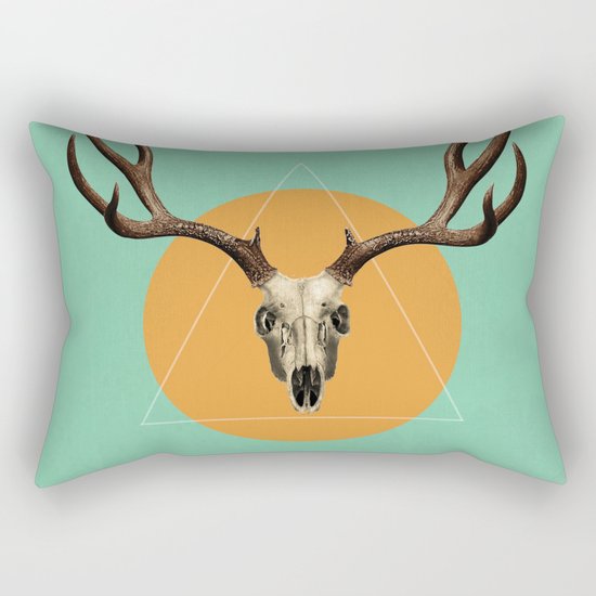 Skull Rectangular Pillow