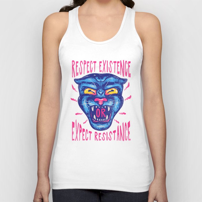 Respect Existence or Expect Resistance - Black History Month BHM Tank Top
