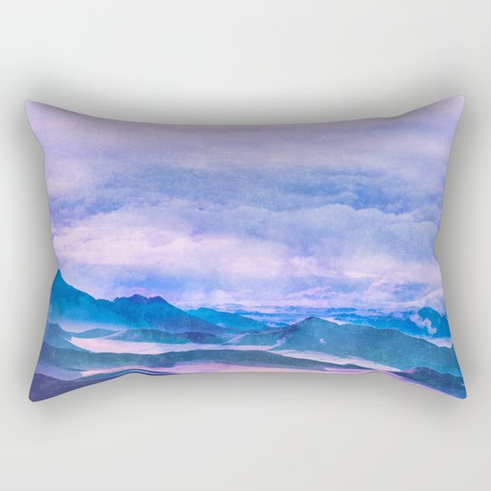 Blue Mountains Rectangular Pillow