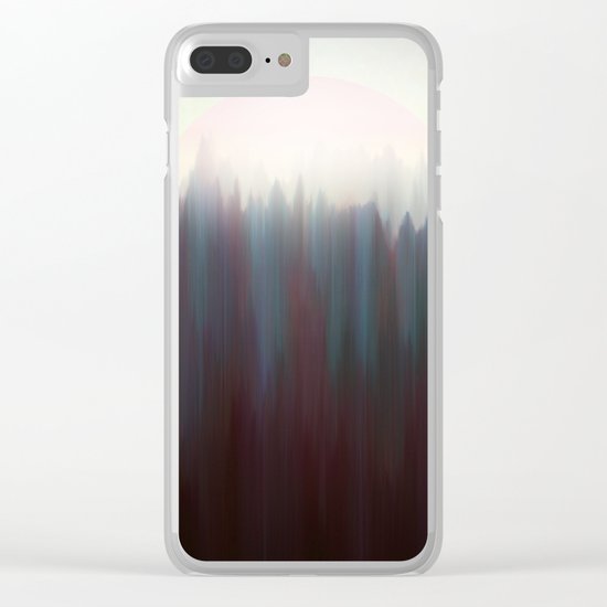 Forest Sun Clear iPhone Case