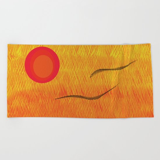 Summer Time Beach Towel