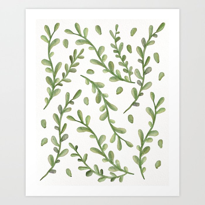 Leaf in Summer Art Print