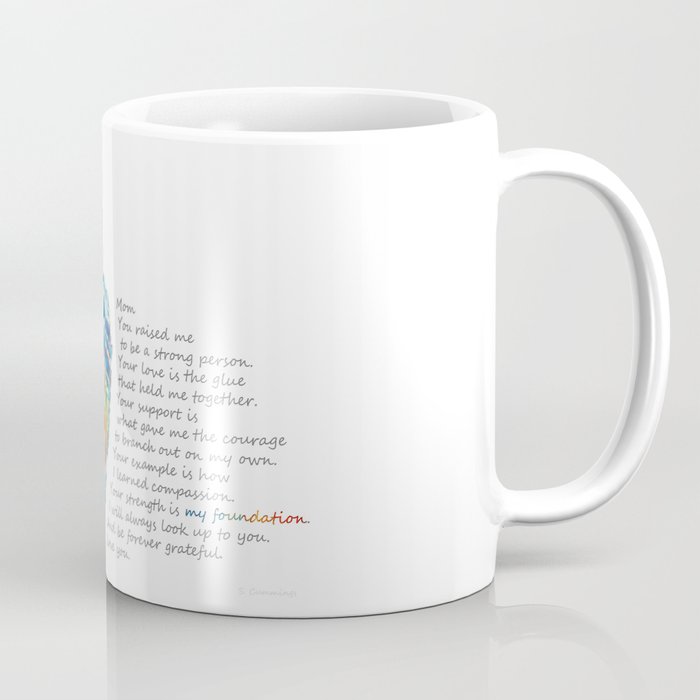 A Mother's Love Art For Mom by Sharon Cummings Coffee Mug