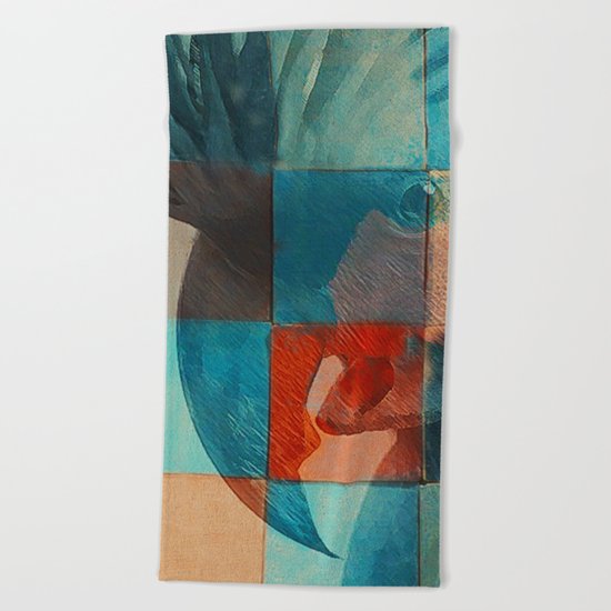 Jolis Parrots 1 Beach Towel