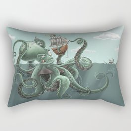 Kraken wants to play Rectangular Pillow