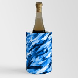 Blue Designer Camo Wine Chiller