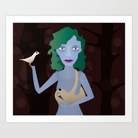 Zombie Art Print