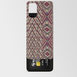 Vintage Boho Woven Fabric Pattern Android Card Case