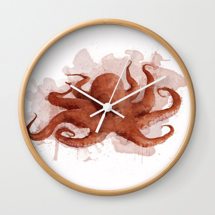 Octopus  Wall Clock