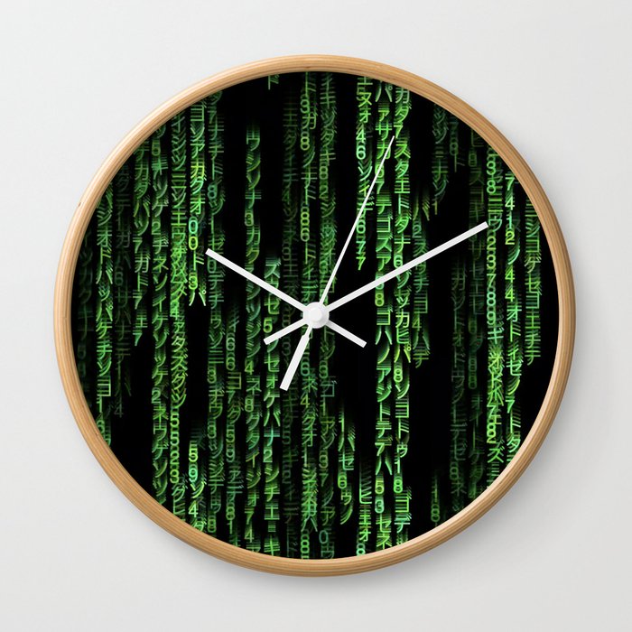 Matrix Wall Clock