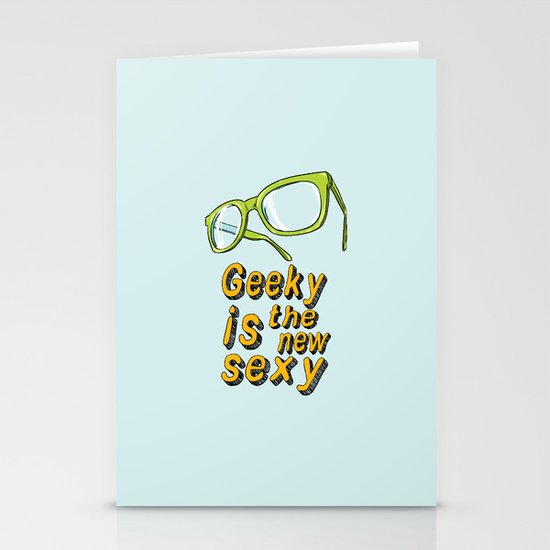 Geeky and proud of it Stationery Cards