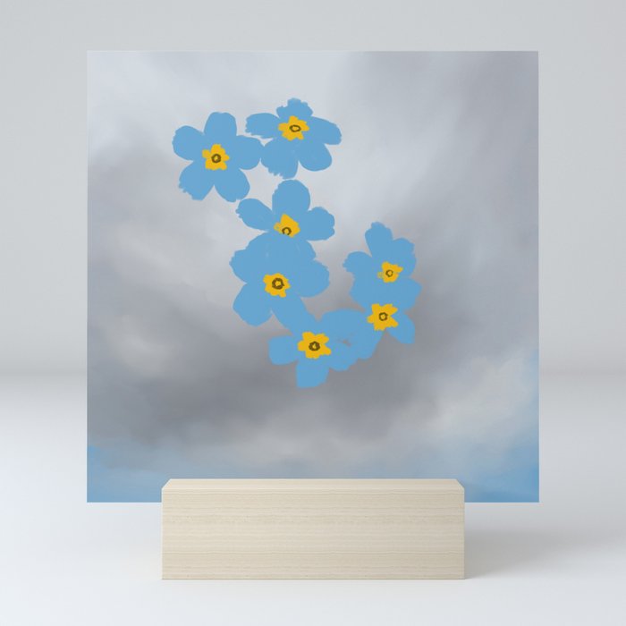 Piece of the Grey Sky Mini Art Print