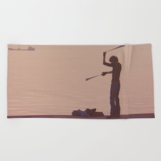Lonely Beach Towel