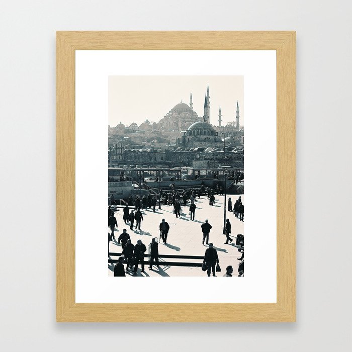Istanbul's Mosques Framed Art Print