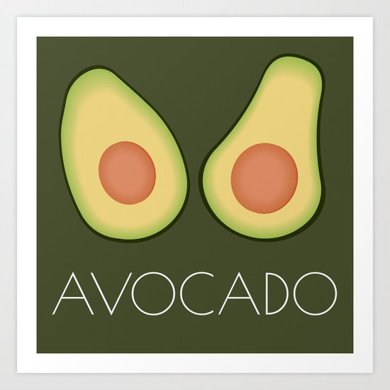 Avocados Art Print