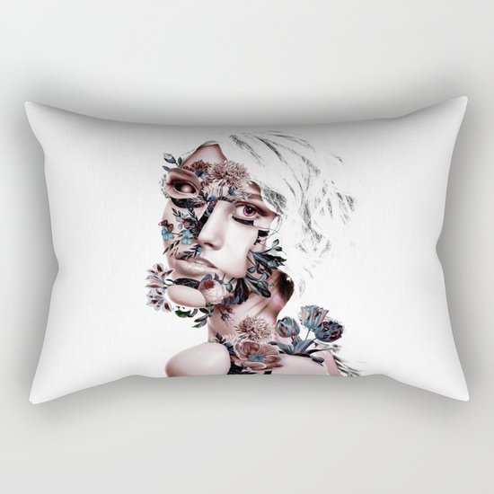 White Beauty Rectangular Pillow