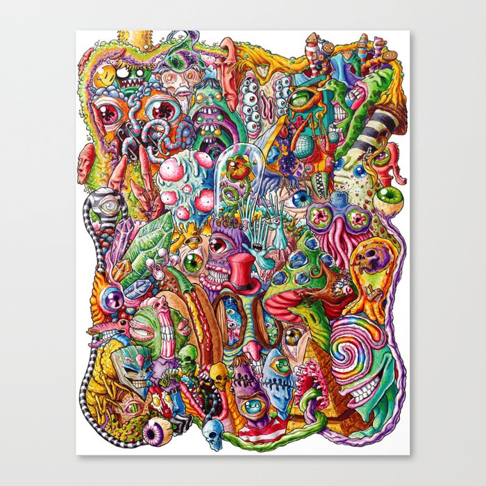 Fractured Whimsy Canvas Print