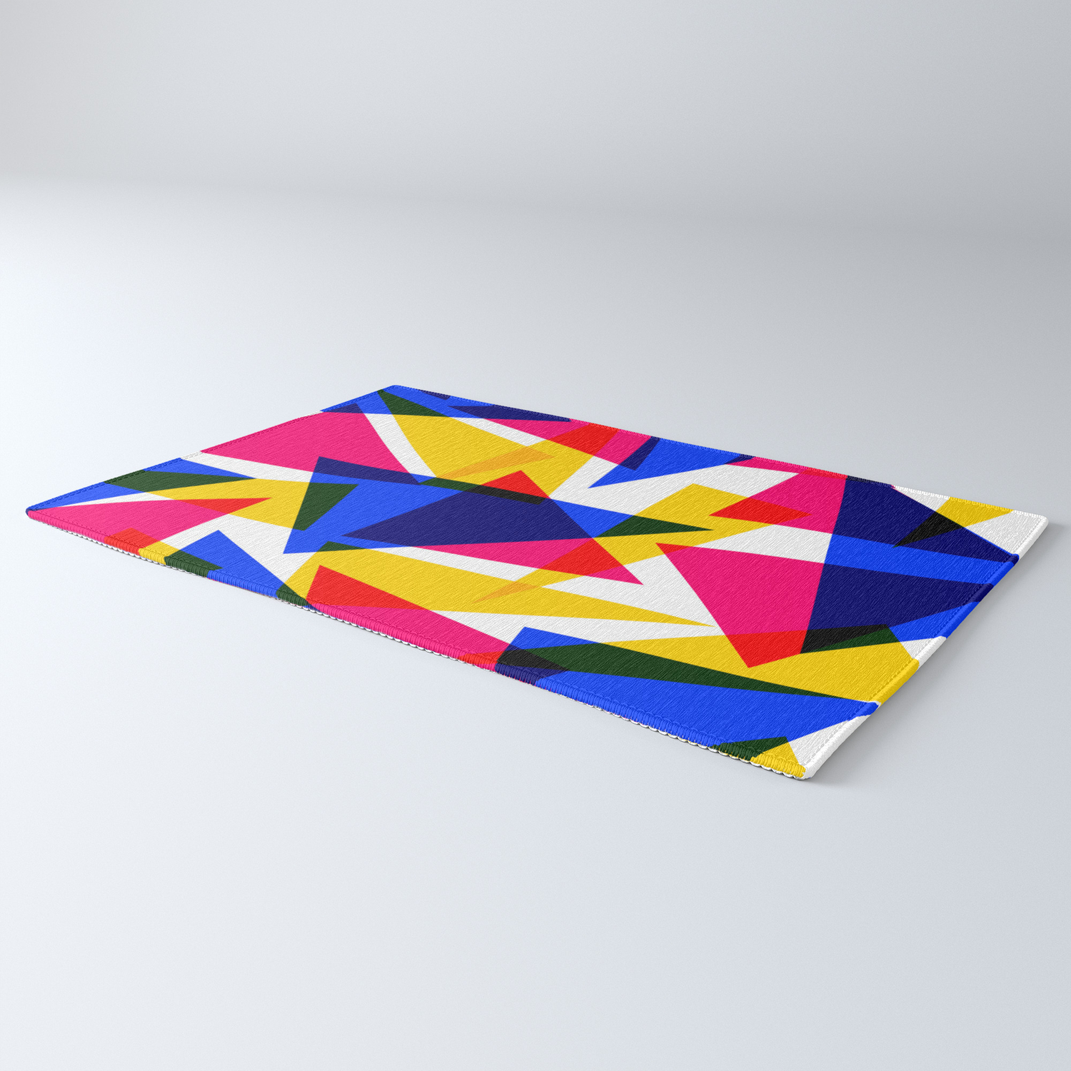 Cmyk Shard Rug By Actnaturalart