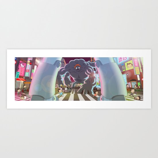 Tokyo Showdown Art Print