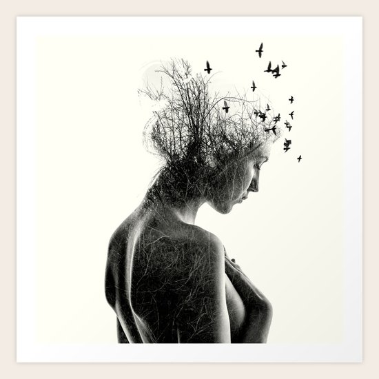 Nature Girl Art Print
