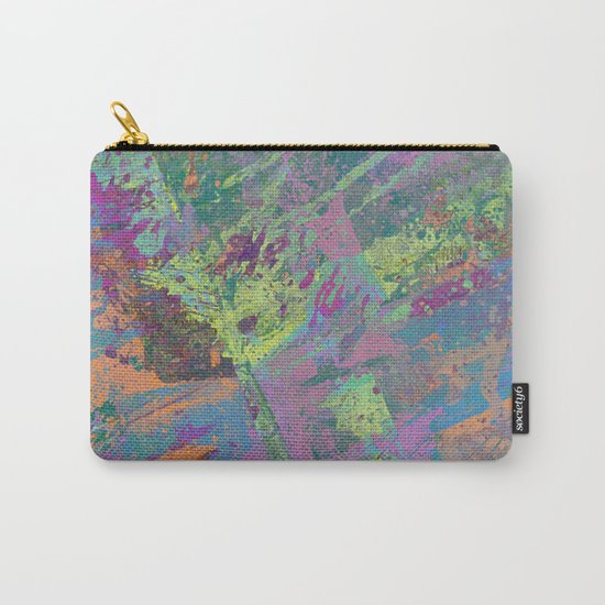 Abstract Thoughts 2 - Textured, painting Carry-All Pouch