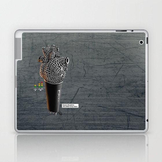 CRZN Dynamic Microphone Laptop & iPad Skin
