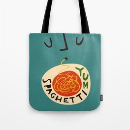 Yum Spaghetti Tote Bag