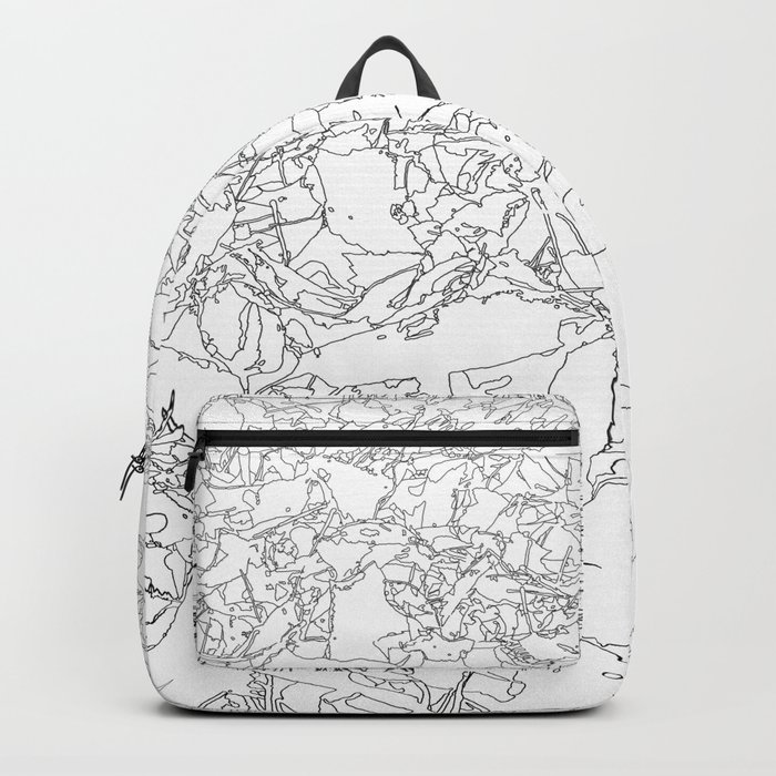 Fallen Leaves Drawing Backpack By Dparker Society6