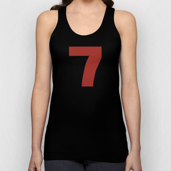 Number 7 Unisex Tank Top