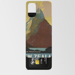 Vintage poster - New Zealand Android Card Case