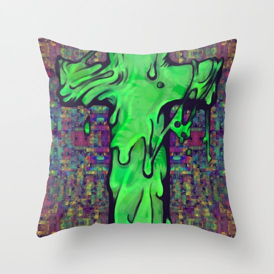 Slime X Cross Throw Pillow