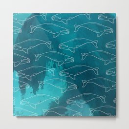 Whale of a time Metal Print
