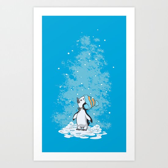 First Snow Art Print