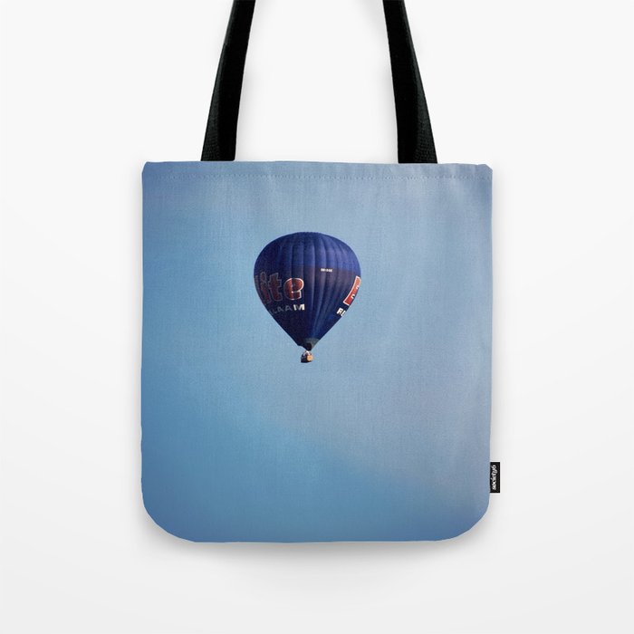 Blue air balloon Tote Bag