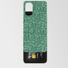 Amazon Green Boho Labyrinth  Android Card Case