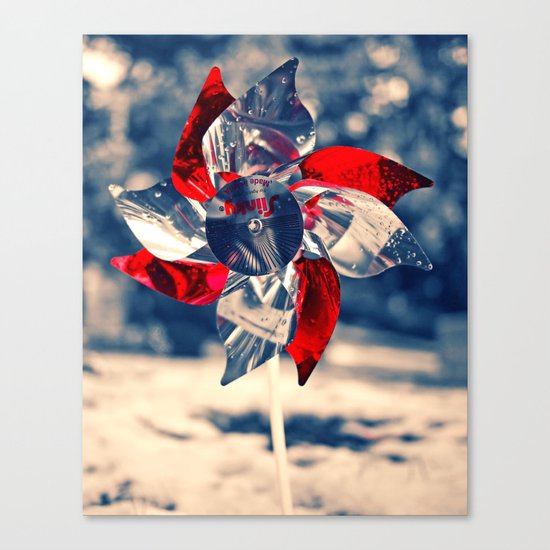Winter whirligig Canvas Print