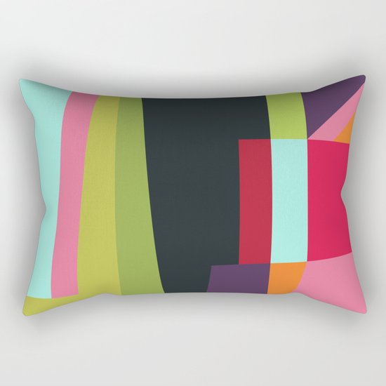 Geometric#28 Rectangular Pillow
