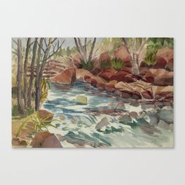 Oak Creek Rapids Canvas Print