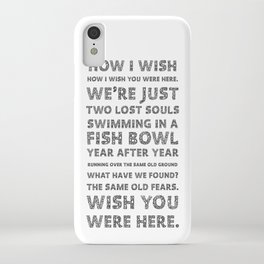 Wish you were here iPhone Case