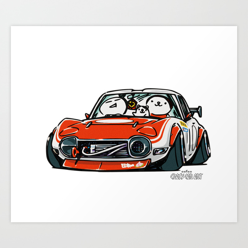 The High Chroma Artwork Of Guy Allen Is Now Available In The Shop Petrolicious