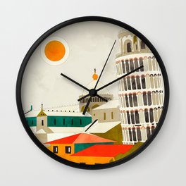 Pisa Wall Clock
