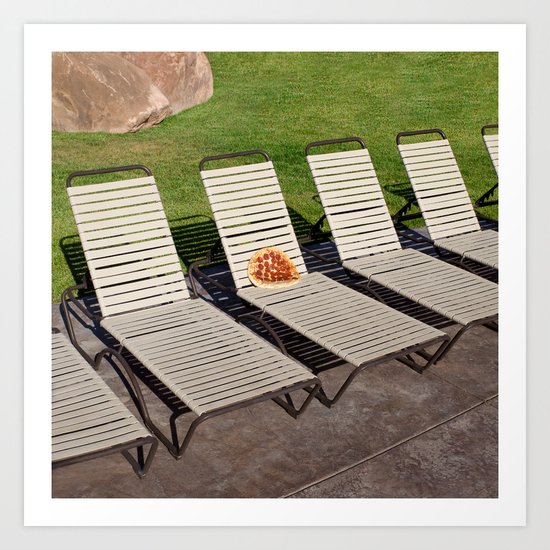 Pizza Vacay Art Print