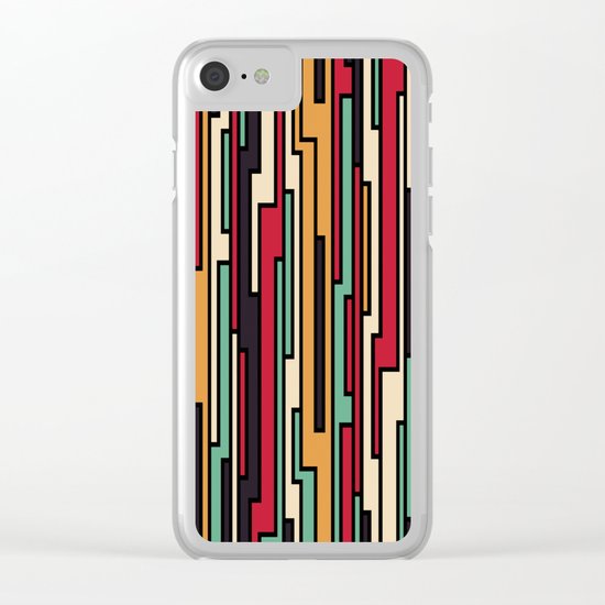 PATTERN 130 Clear iPhone Case