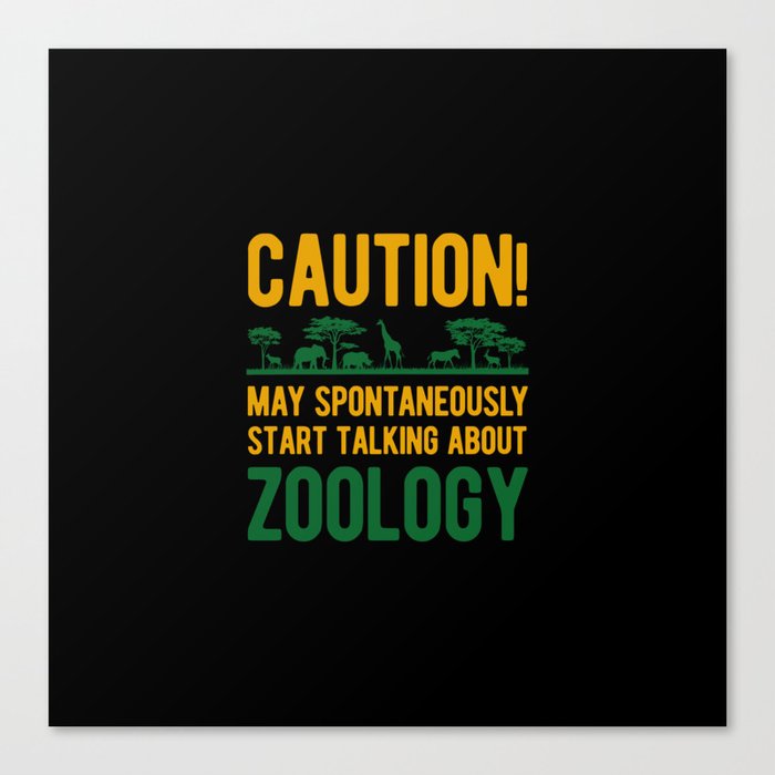 Funny Zoology Canvas Print