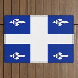 Flag of Quebec Outdoor Rug