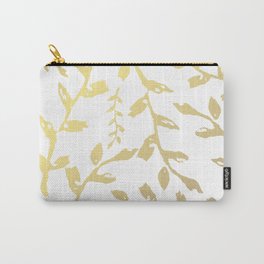 Golden Leaves Carry-All Pouch